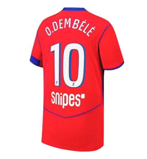 Moške Nogometnih dresov Paris Saint-Germain Ousmane Dembele #10 Tretji 2025-26 Kratki rokavi Moške Nogometnih dresov Paris Saint-Germain Ousmane Dembele #10 Tretji 2025-26 Kratki rokavi